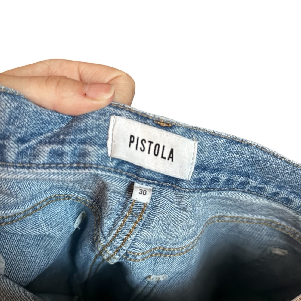 Pistola Distressed Straight Leg Denim - Picture 2 of 7